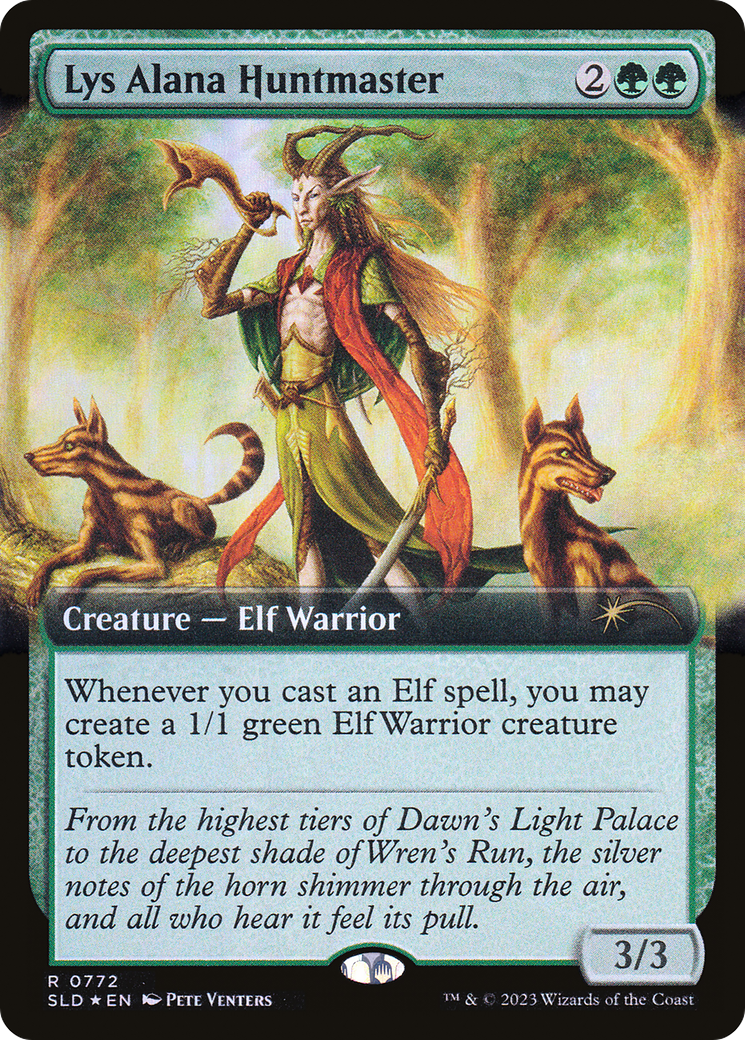 Lys Alana Huntmaster (Extended Art) (SLD-772) - Secret Lair Drop: (Extended Art) Foil