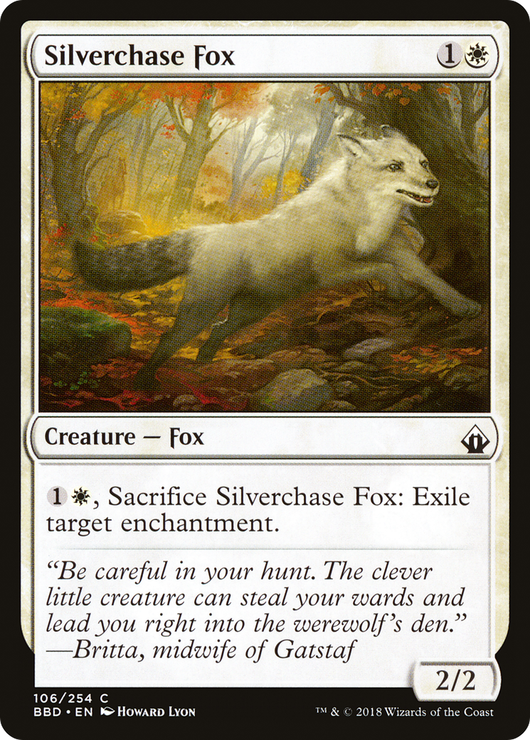 Silverchase Fox (BBD-106)  Foil - Battlebond