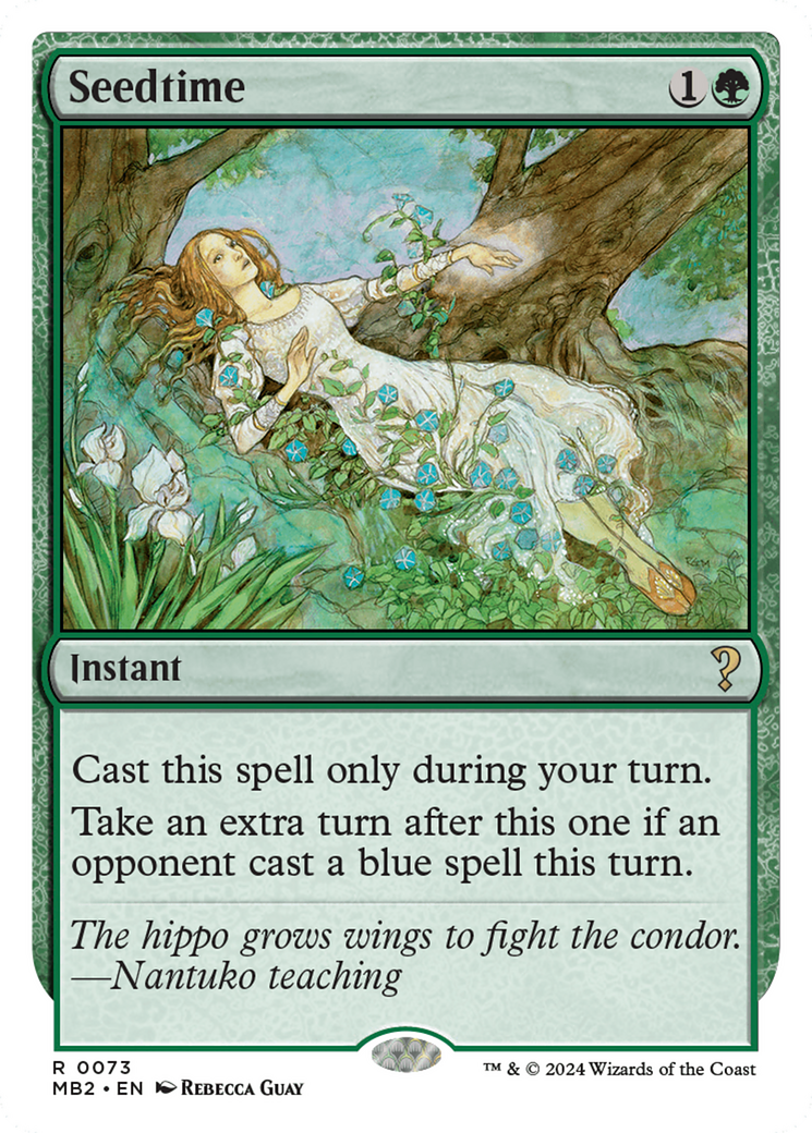 Seedtime (White Border) (MB2-073)  - Mystery Booster 2