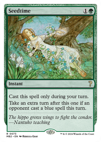 Seedtime (White Border) (MB2-073)  - Mystery Booster 2