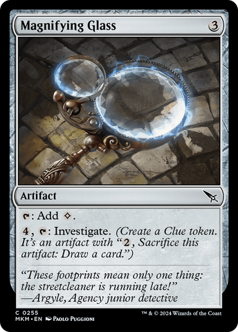 Magnifying Glass (MKM-255)  Foil - Murders at Karlov Manor