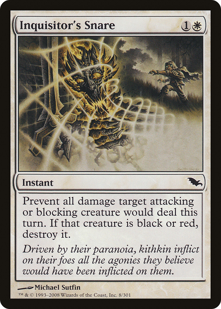 Inquisitor's Snare (SHM-008)  Foil - Shadowmoor
