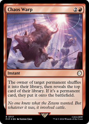 Chaos Warp (Surge Foil) (PIP-717) - Fallout Foil