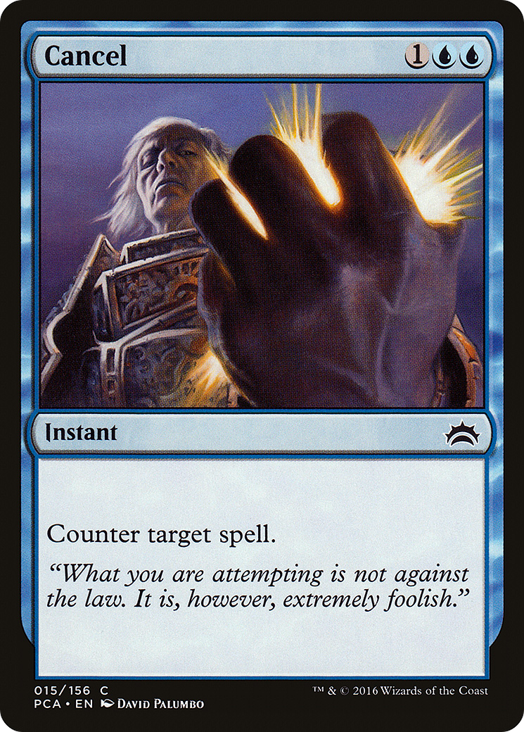 Cancel (PCA-015)  - Planechase Anthology