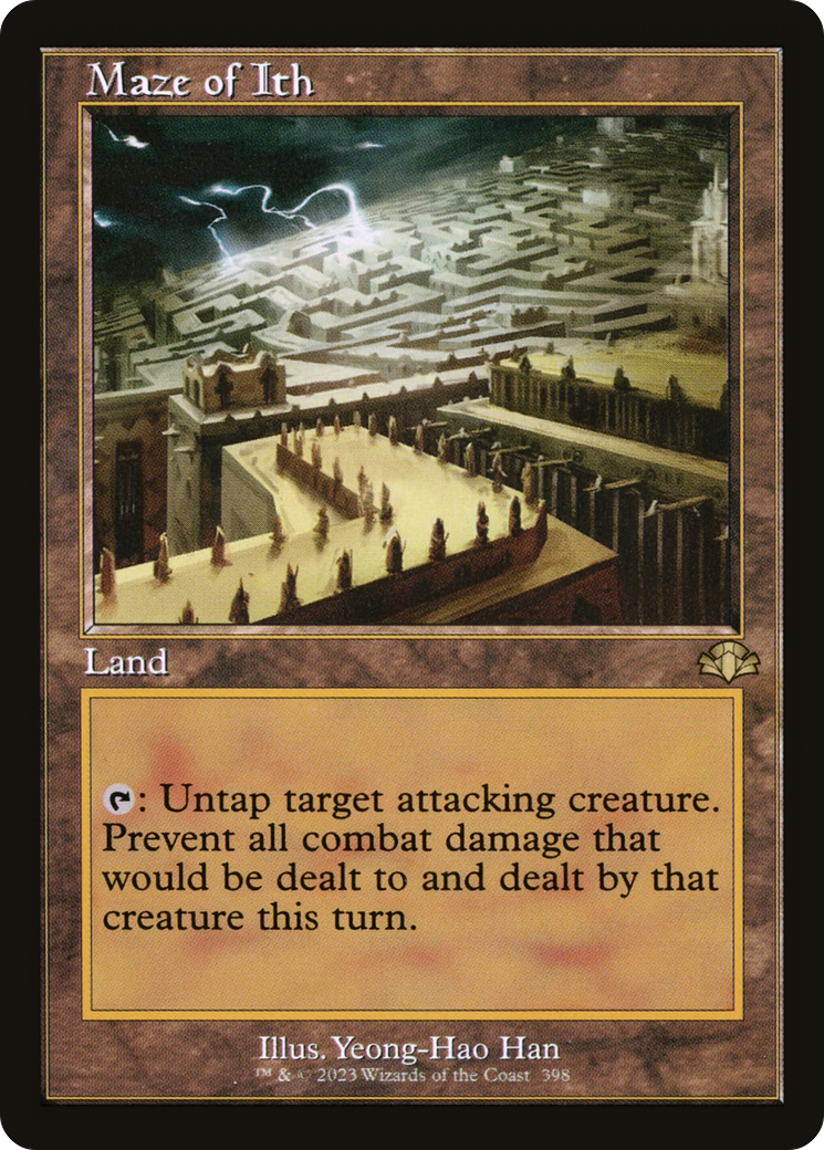 Maze of Ith (Retro Frame) (DMR-398)  - Dominaria Remastered