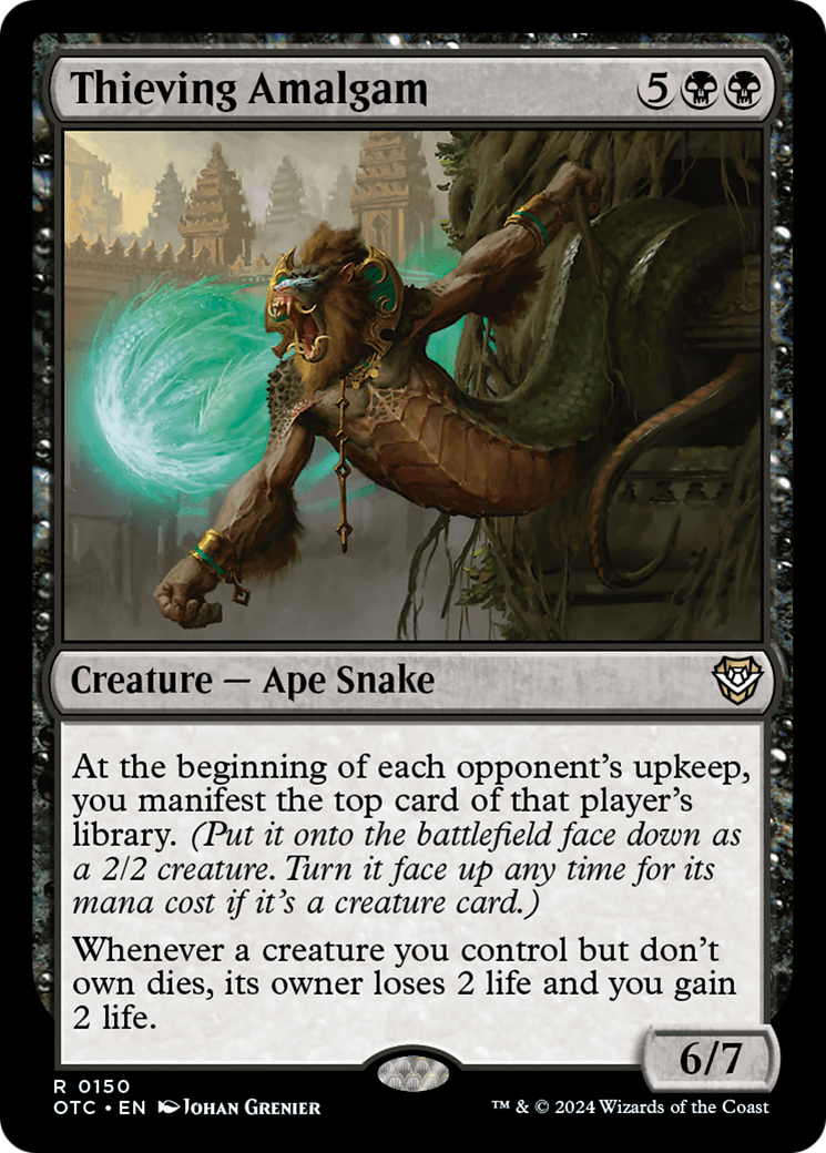 Thieving Amalgam (OTC-150)  - Outlaws of Thunder Junction Commander