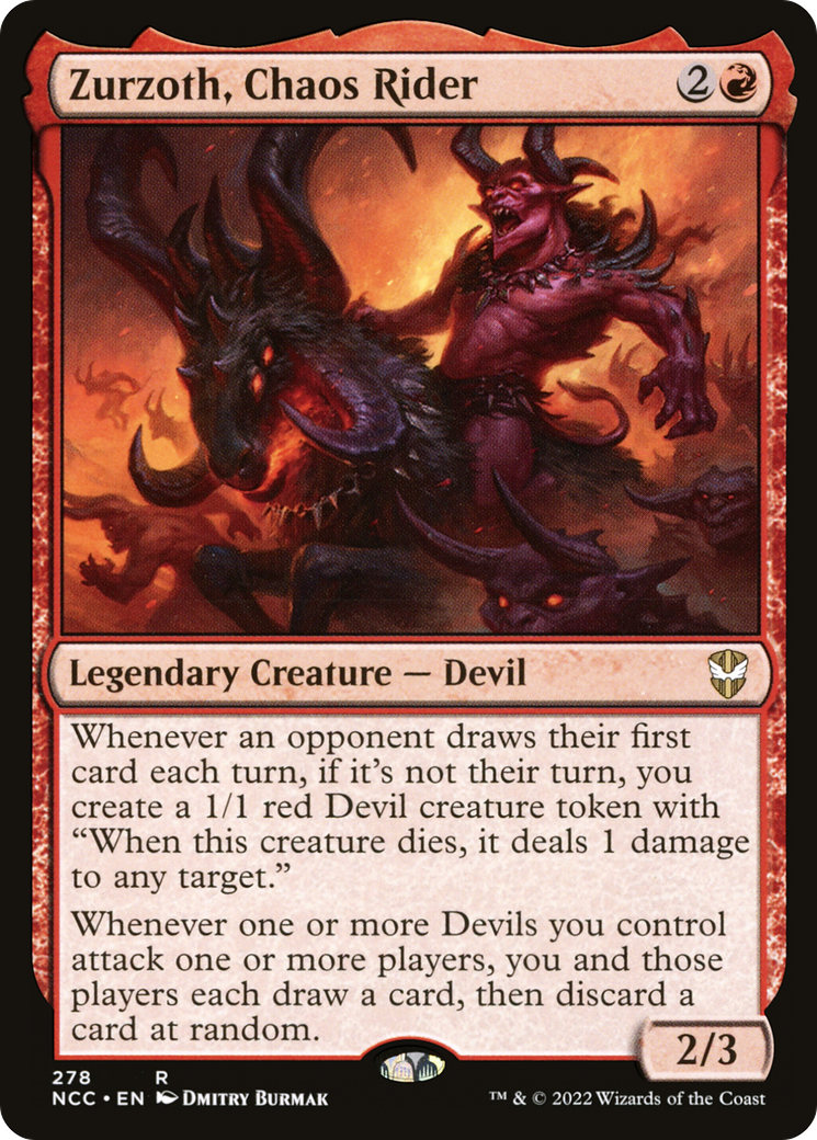 Zurzoth, Chaos Rider (NCC-278)  - New Capenna Commander