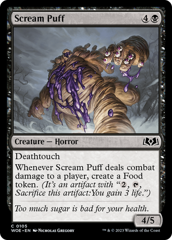 Scream Puff (WOE-105)  - Wilds of Eldraine