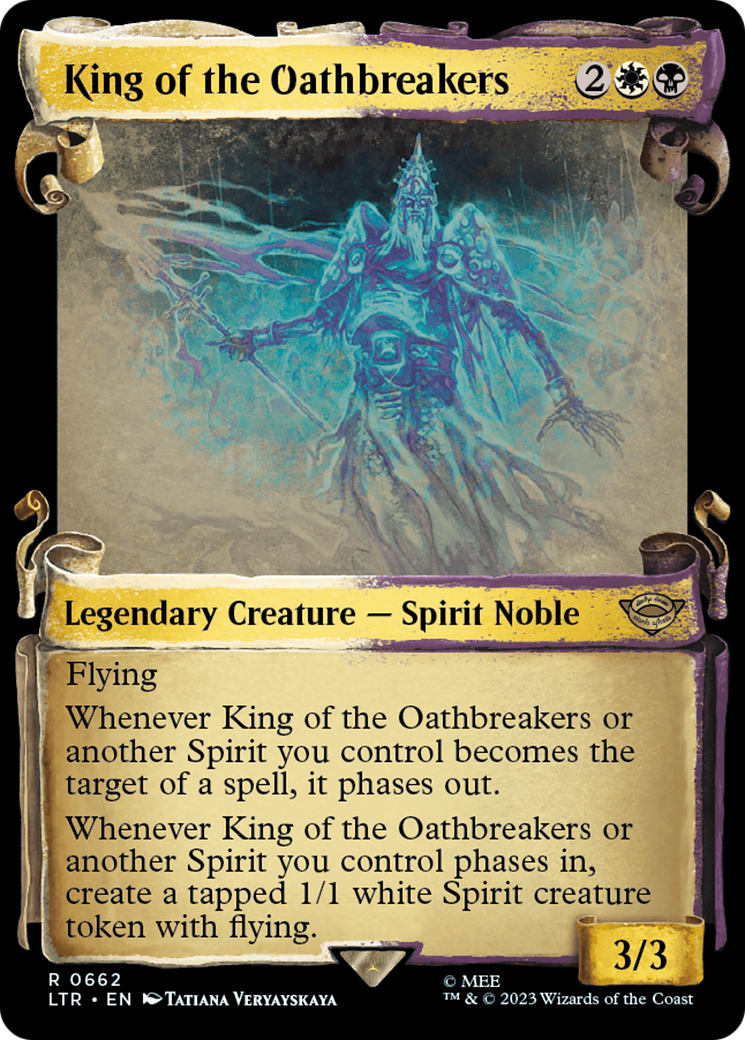 King of the Oathbreakers (Showcase Scrolls) (LTR-662)  Foil - The Lord of the Rings: Tales of Middle-earth: (Showcase)