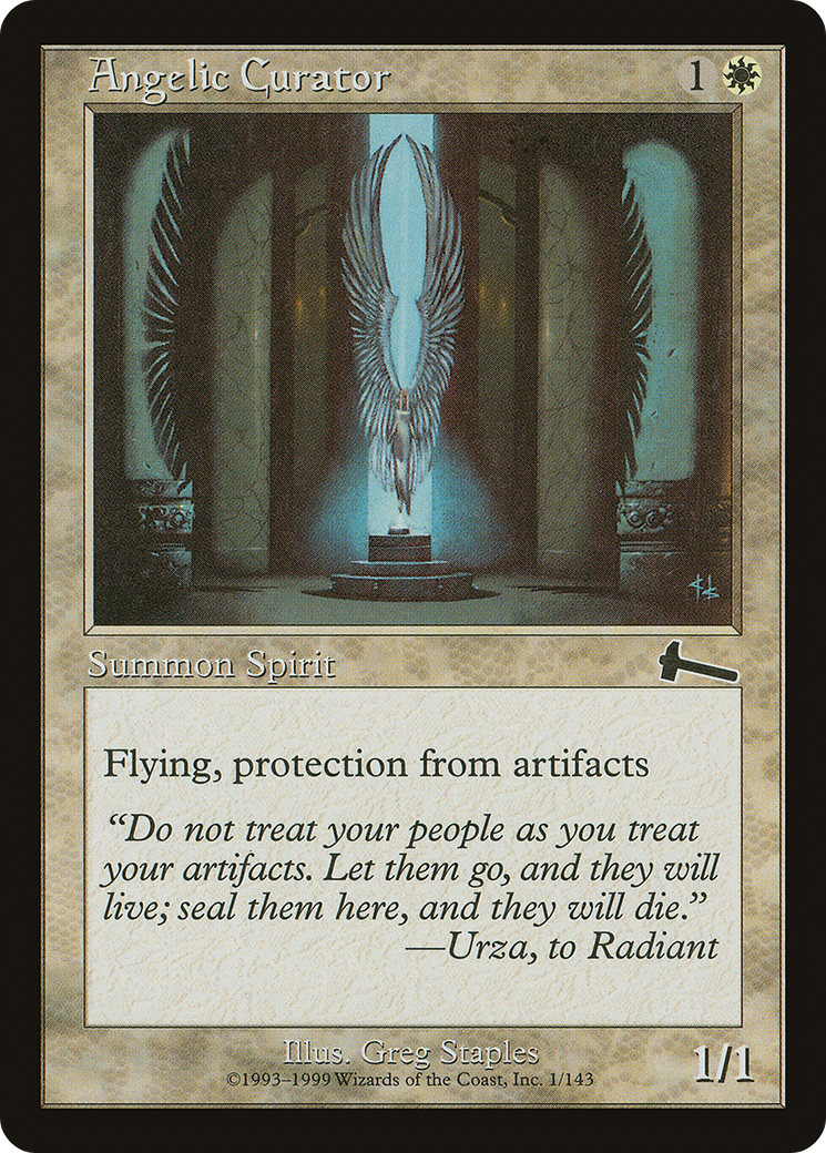 Angelic Curator (ULG-001)  Foil - Urza's Legacy