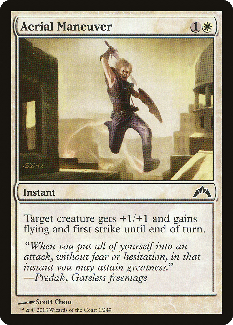 Aerial Maneuver (GTC-001)  Foil - Gatecrash
