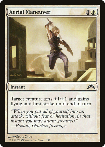 Aerial Maneuver (GTC-001)  Foil - Gatecrash