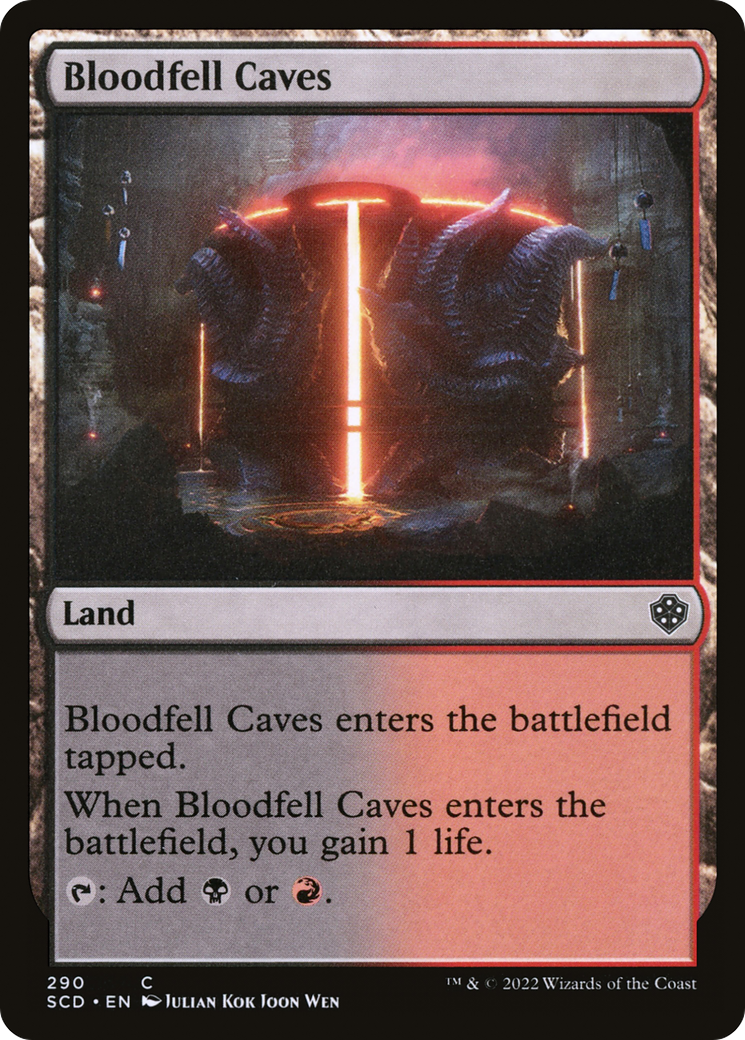 Bloodfell Caves (SCD-290)  - Starter Commander Decks