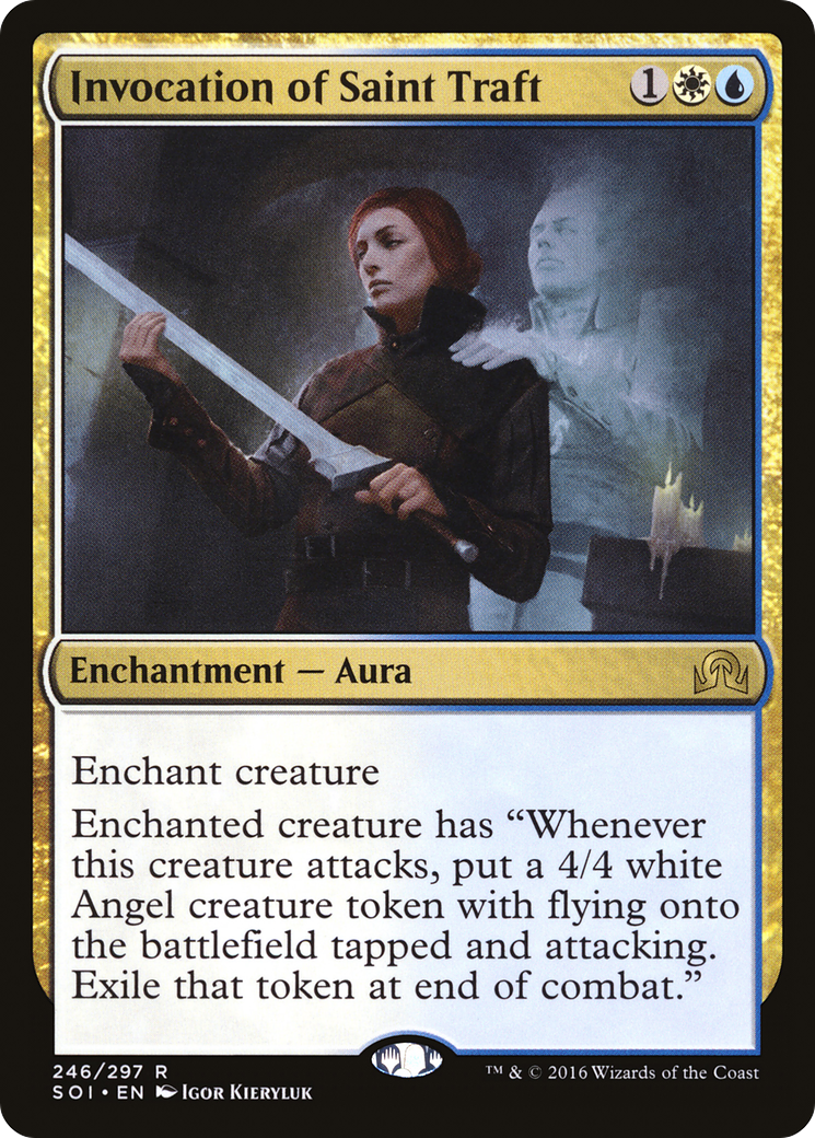 Invocation of Saint Traft (SOI-246)  Foil - Shadows over Innistrad