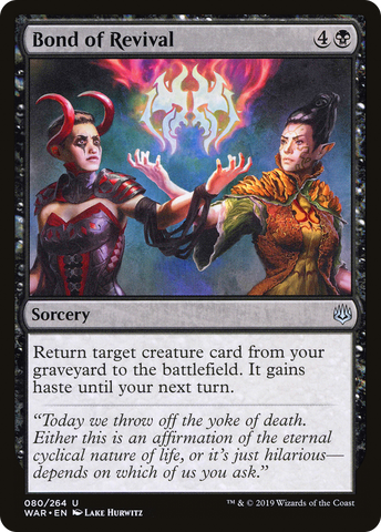 Bond of Revival (WAR-080)  - War of the Spark