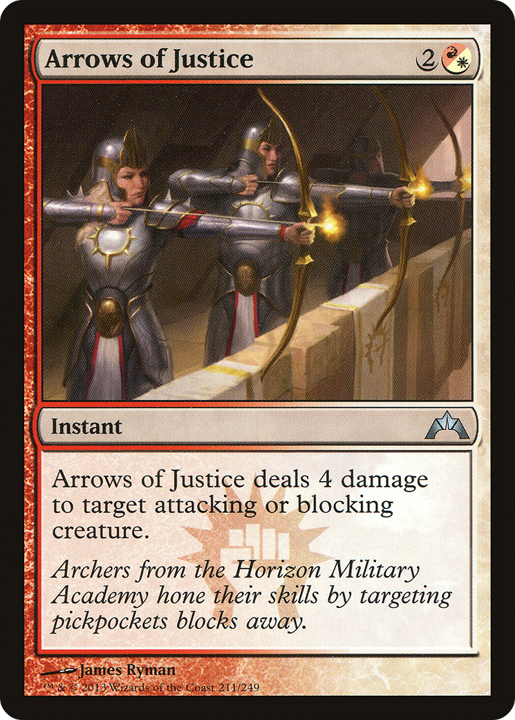 Arrows of Justice (GTC-211)  Foil - Gatecrash