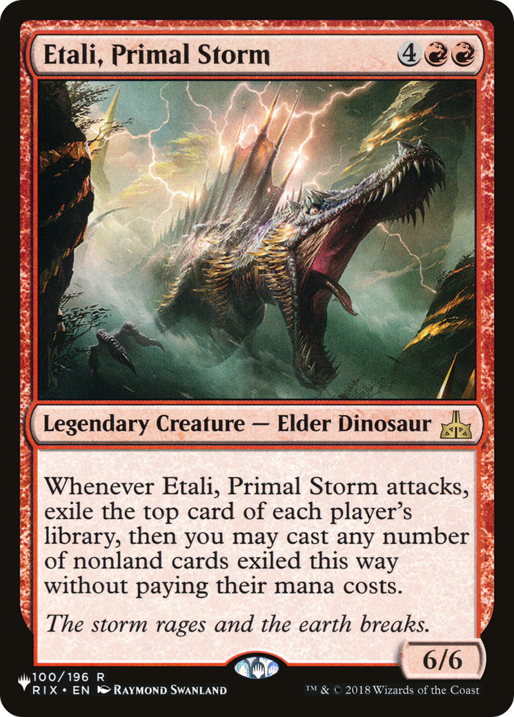 Etali, Primal Storm (LIST-100/196)  - The List