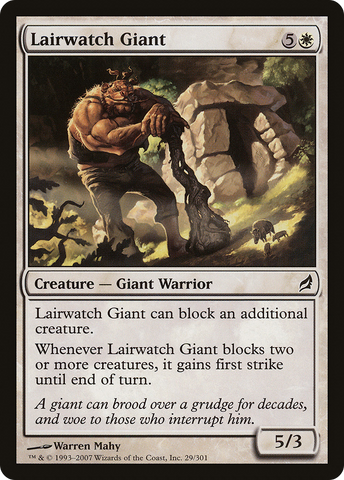 Lairwatch Giant (LRW-029)  Foil - Lorwyn