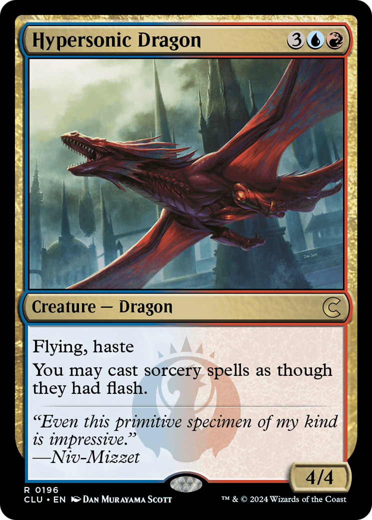 Hypersonic Dragon (CLU-196)  - Ravnica: Clue Edition