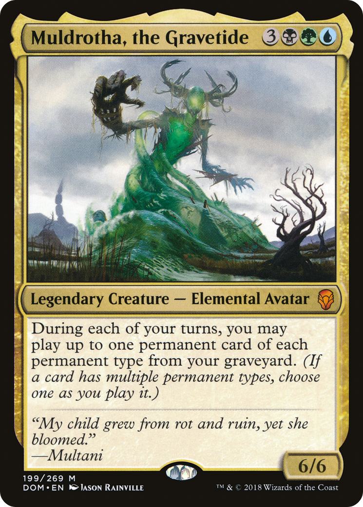 Muldrotha, the Gravetide (DOM-199)  Foil - Dominaria