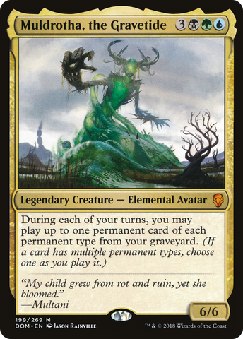 Muldrotha, the Gravetide (DOM-199)  Foil - Dominaria