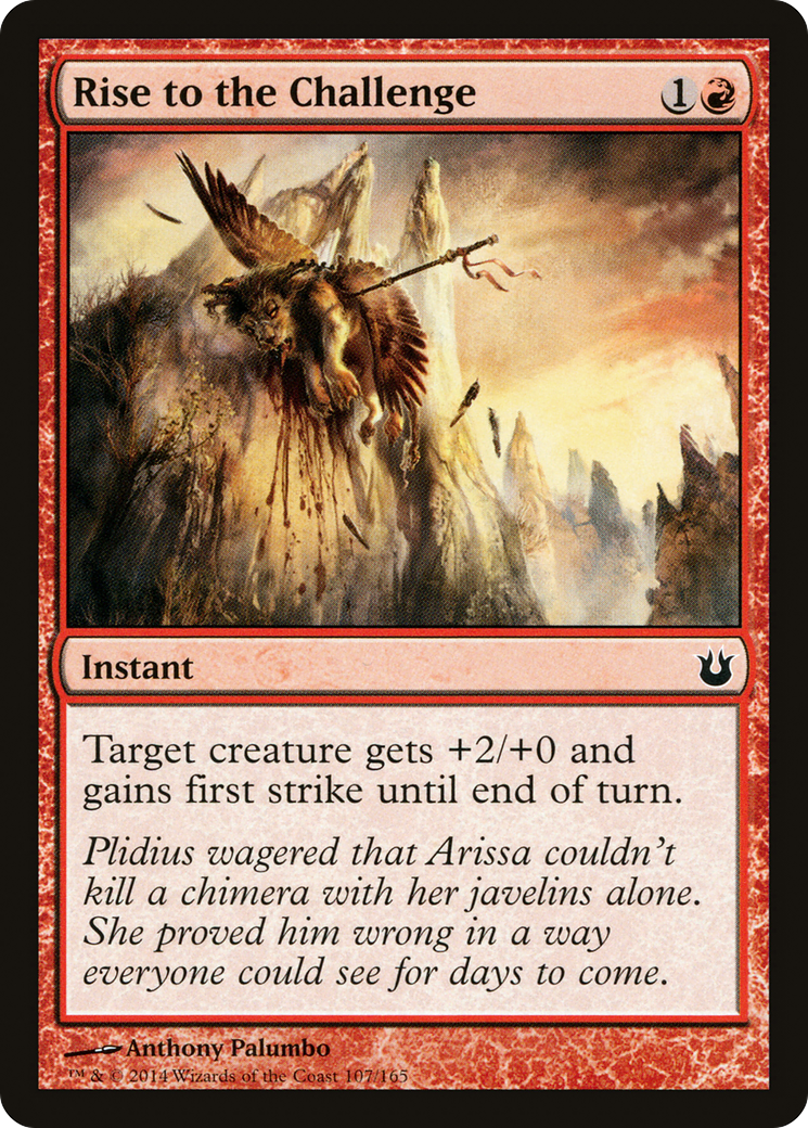 Rise to the Challenge (BNG-107)  Foil - Born of the Gods