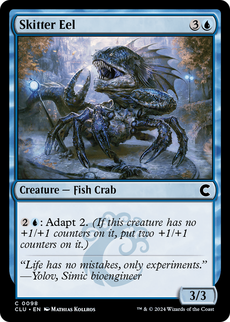 Skitter Eel (CLU-098)  - Ravnica: Clue Edition