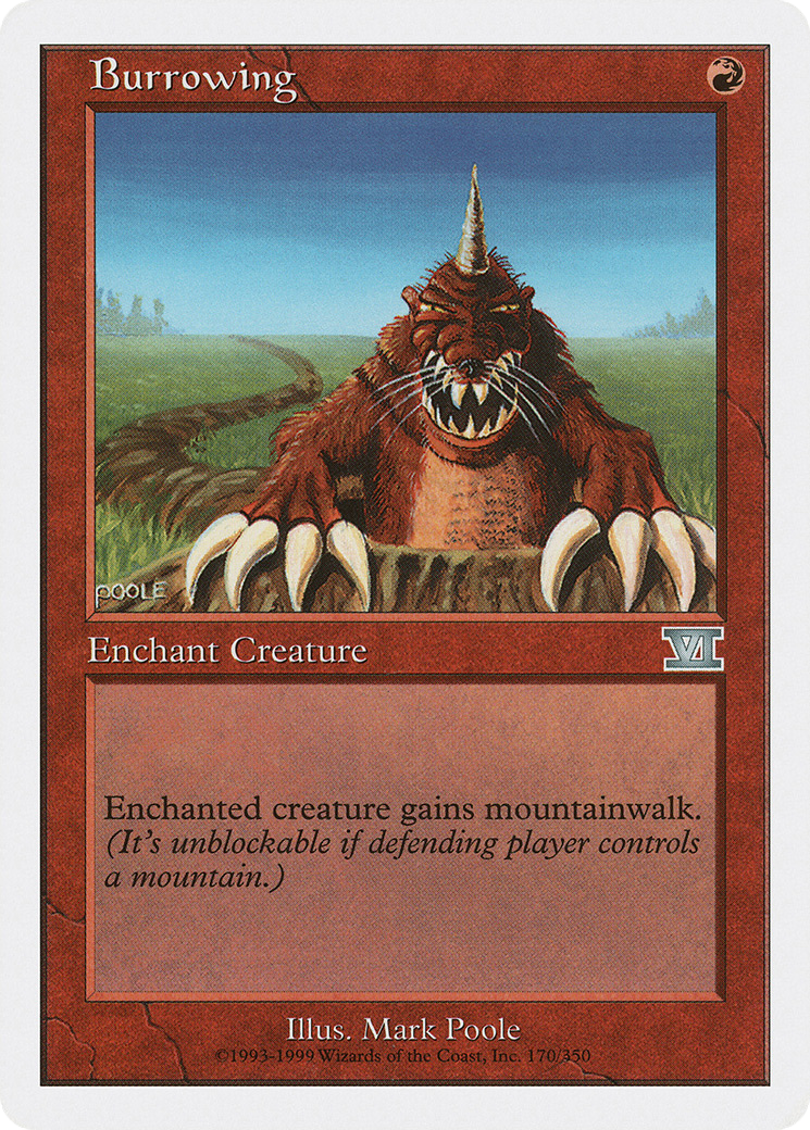 Burrowing (6ED-170)  - Classic Sixth Edition
