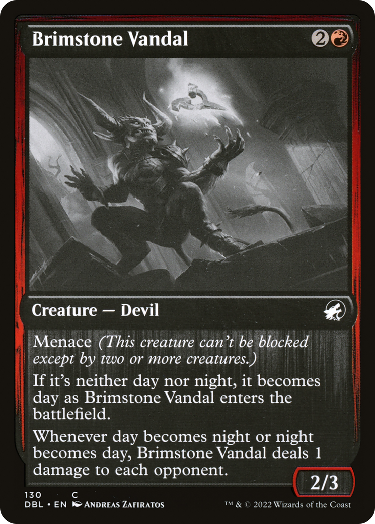 Brimstone Vandal (DBL-130)  Foil - Innistrad: Double Feature