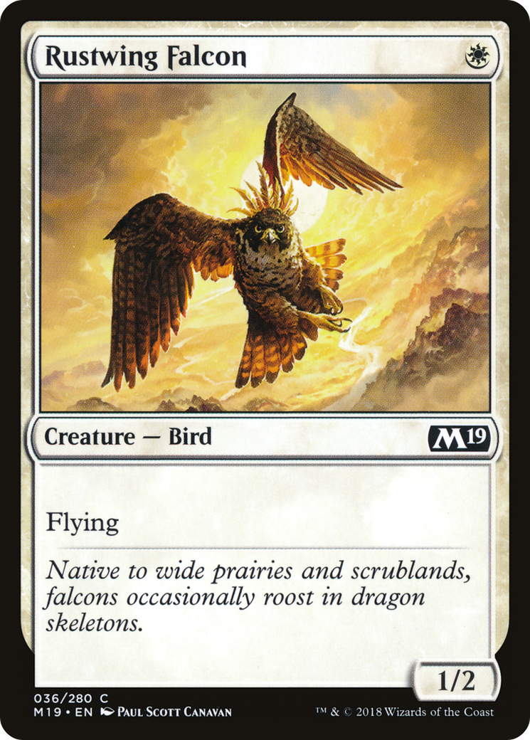 Rustwing Falcon (M19-036)  - Core Set 2019