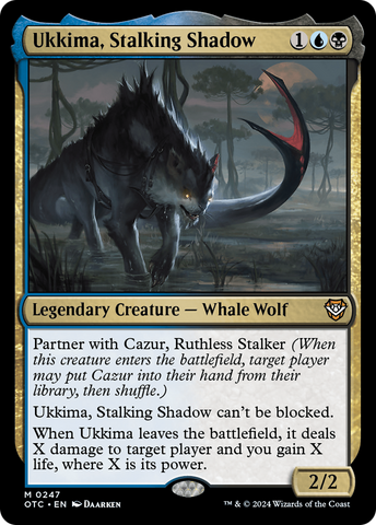 Ukkima, Stalking Shadow (OTC-247)  - Outlaws of Thunder Junction Commander