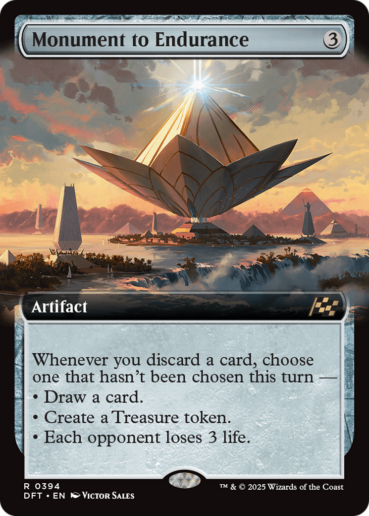 Monument to Endurance (DFT-394) - Aetherdrift: (Extended Art) Foil