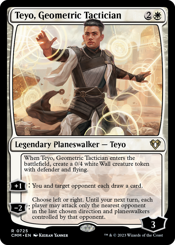 Teyo, Geometric Tactician (CMM-725)  - Commander Masters