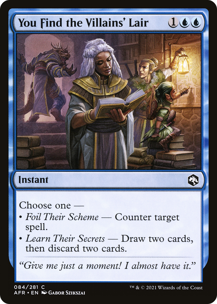 You Find the Villains' Lair (AFR-084)  Foil - Adventures in the Forgotten Realms