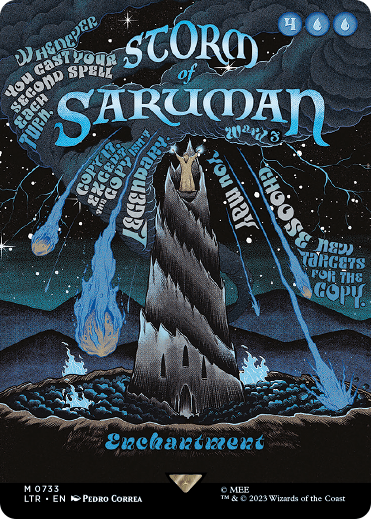 Storm of Saruman (Borderless Poster) (LTR-733)  Foil - The Lord of the Rings: Tales of Middle-earth