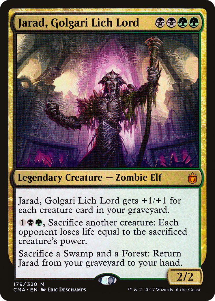 Jarad, Golgari Lich Lord (CMA-179)  - Commander Anthology