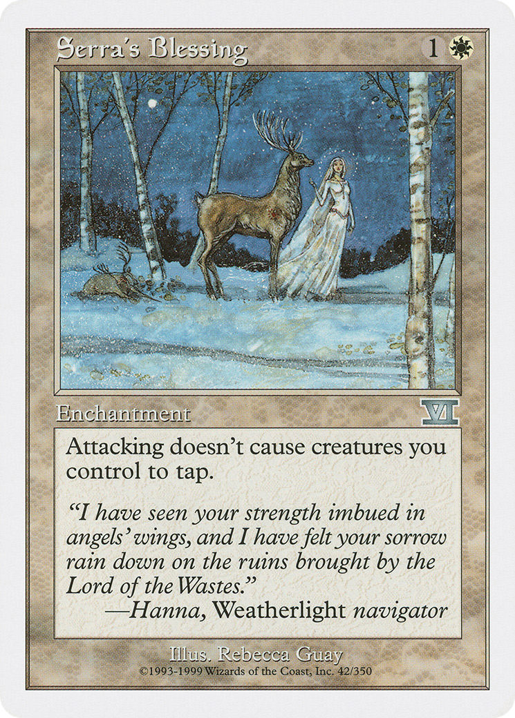Serra's Blessing (6ED-042)  - Classic Sixth Edition