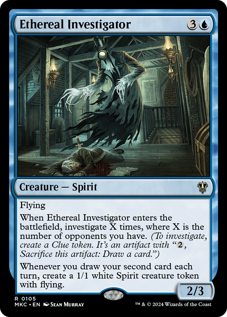 Ethereal Investigator (MKC-105)  - Murders at Karlov Manor Commander