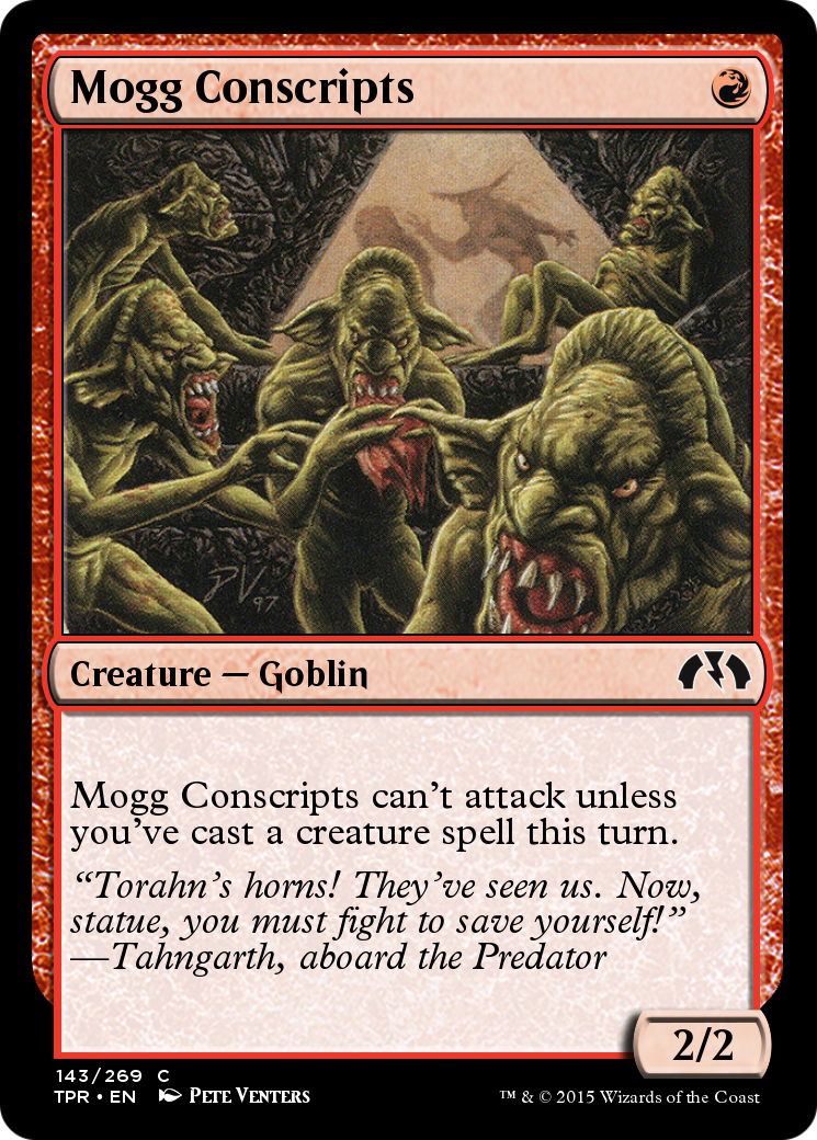Mogg Conscripts (TPR-143)  Foil - Tempest Remastered
