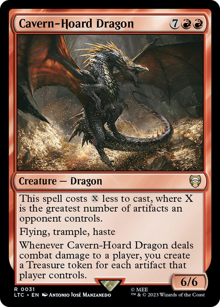 Cavern-Hoard Dragon (LTC-031)  - Tales of Middle-earth Commander