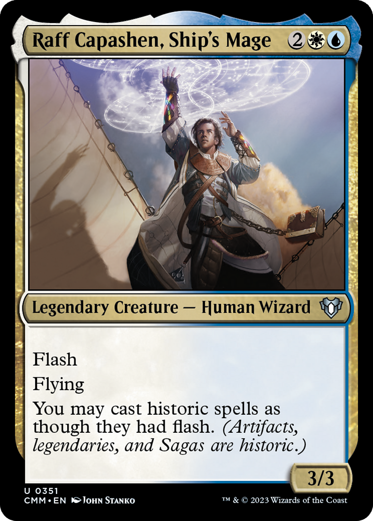 Raff Capashen, Ship's Mage (CMM-351)  - Commander Masters