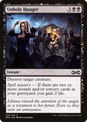 Unholy Hunger (UMA-120)  Foil - Ultimate Masters