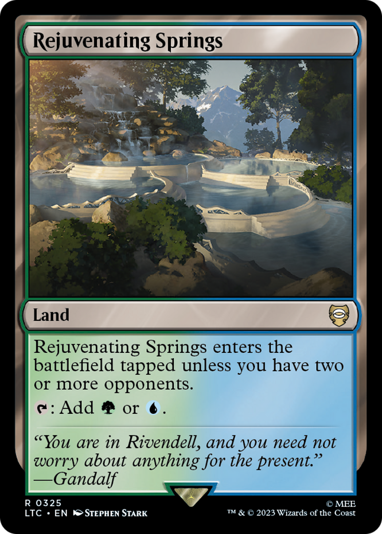 Rejuvenating Springs (LTC-325)  - Tales of Middle-earth Commander