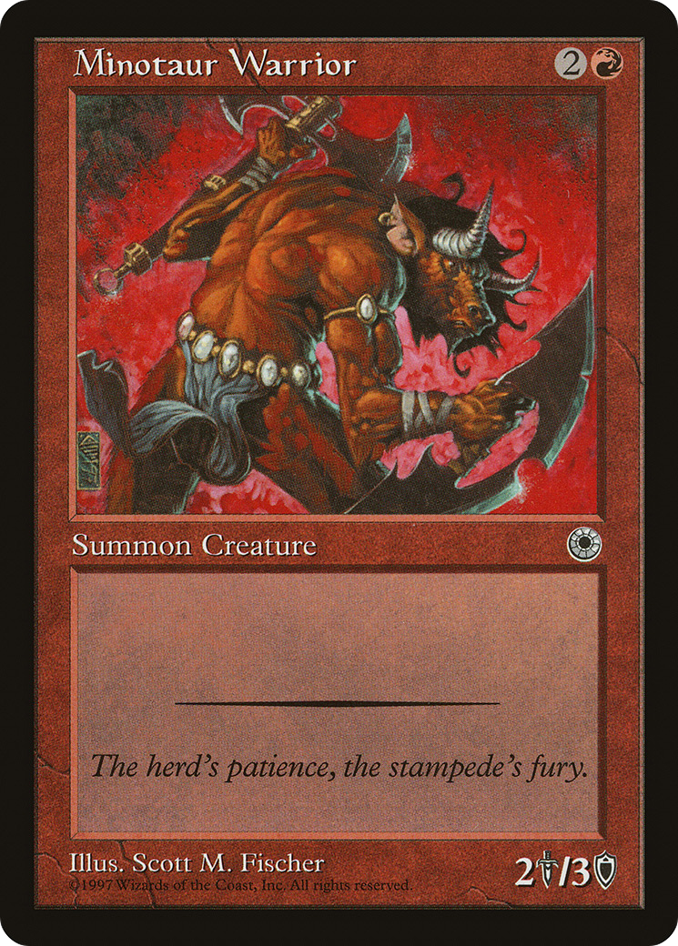 Minotaur Warrior (POR-)  - Portal