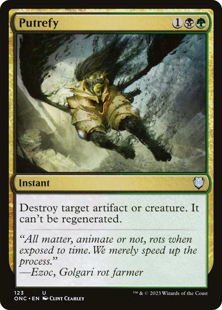Putrefy (ONC-123)  - Phyrexia: All Will Be One Commander