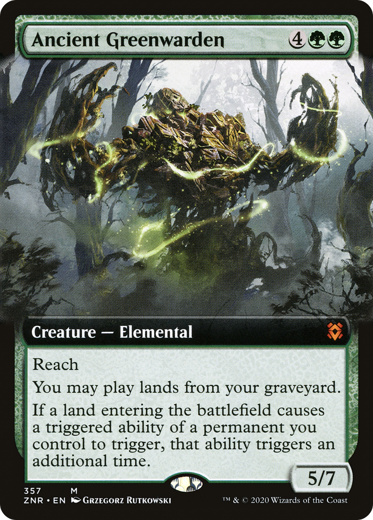 Ancient Greenwarden (Extended Art) (ZNR-357)  Foil - Zendikar Rising: (Extended Art)