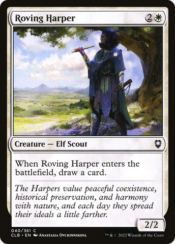Roving Harper (CLB-040)  - Commander Legends: Battle for Baldur's Gate