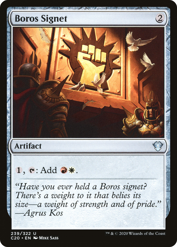 Boros Signet (C20-239)  - Commander 2020