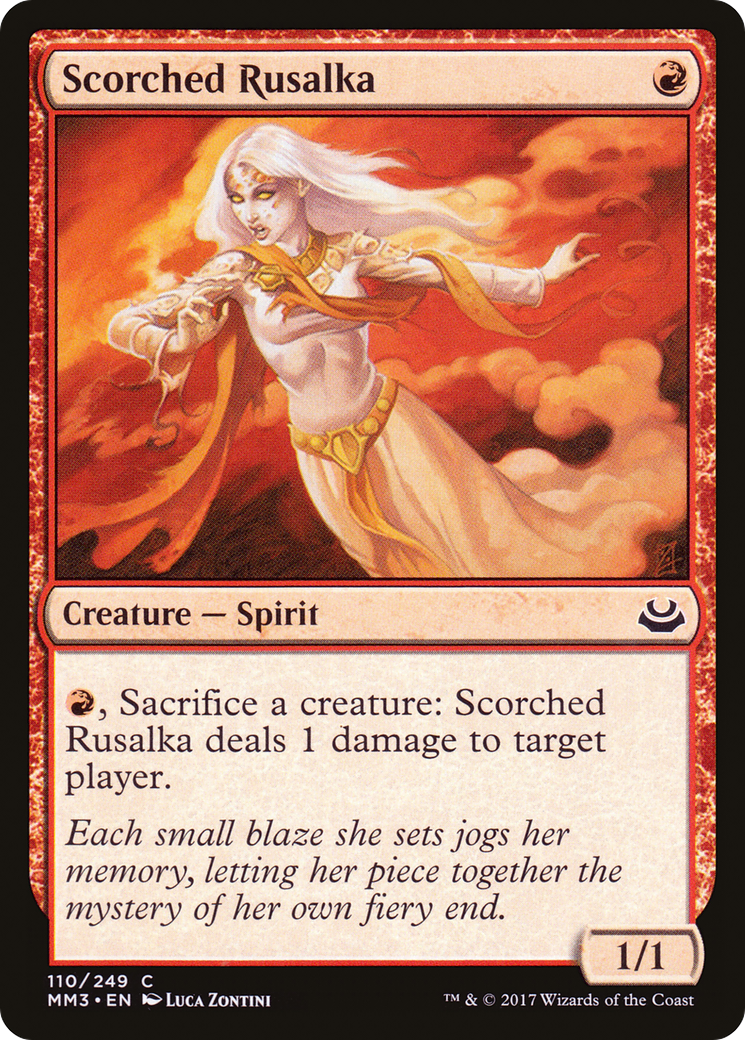 Scorched Rusalka (MM3-110)  - Modern Masters 2017