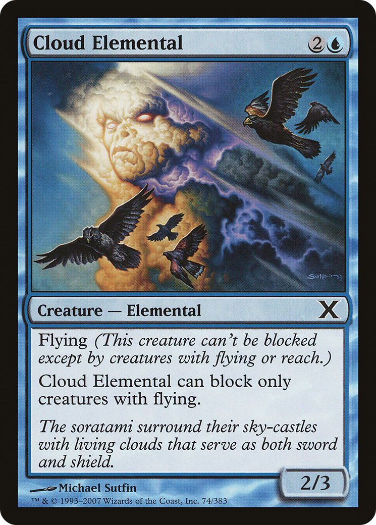 Cloud Elemental (10E-074)  - Tenth Edition